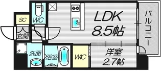 セレニテ福島プリエ【10階】の間取り