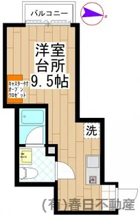 シャトームートン新船橋【1階】の間取り