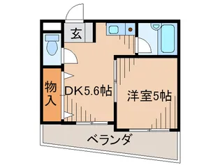 サンフラット百万両【2階】の間取り
