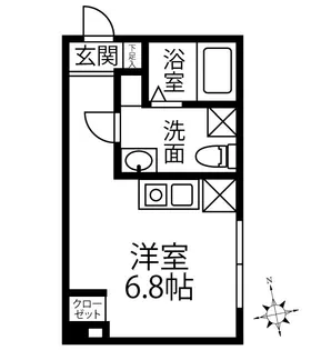 クリオ ラモード木場公園【3階】の間取り