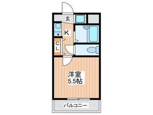高栄マンション【2階】の間取り