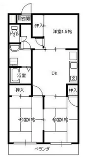 メゾンカトレア【2階】の間取り