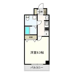 テラスジョージタウン【8階】の間取り