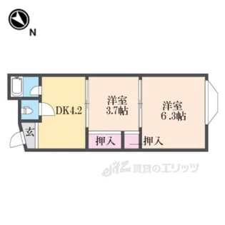 若葉荘【1階】の間取り