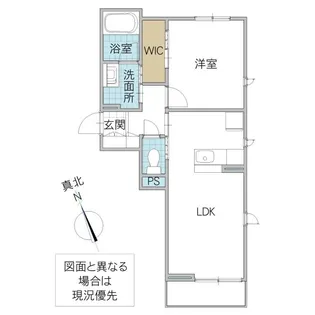 ELPIDA赤塚 A【1階】の間取り