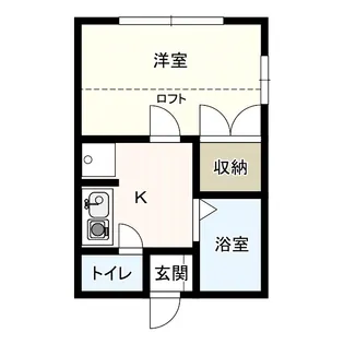 アパルトマン庄内幸町【1階】の間取り