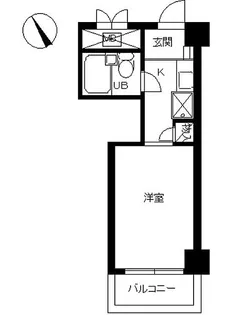 スカイコート横浜山手【2階】の間取り