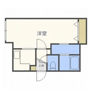 プランドール美園【1階】の間取り