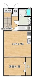 エイミーテン【1階】の間取り