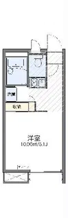 レオパレスメルシー【1階】の間取り