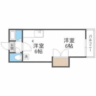 ローレル南6条【3階】の間取り