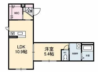 メゾン スコット【1階】の間取り