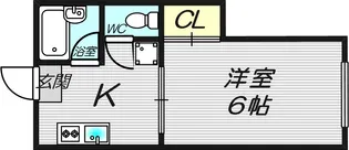 ナオミハイツ1【1階】の間取り