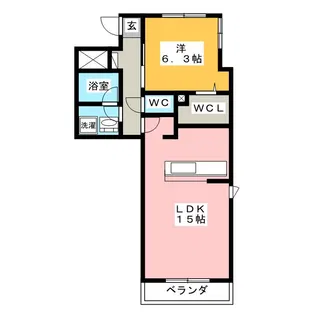 アクア・レガーレステージI【2階】の間取り