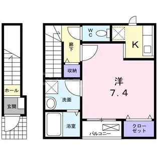クラール常盤台【2階】の間取り