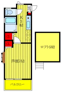 ローズハウス赤羽台【2階】の間取り