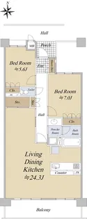 ステイツ夙川北名次町【4階】の間取り