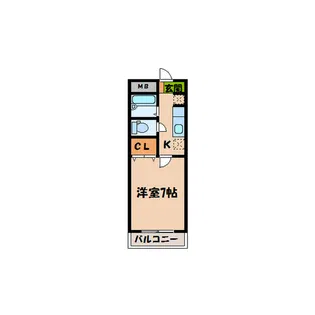 ぐりいんロッヂ【1階】の間取り