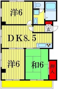 T’s garden小岩【2階】の間取り