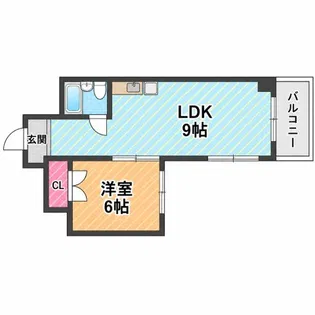 サウザンドイレブン【8階】の間取り