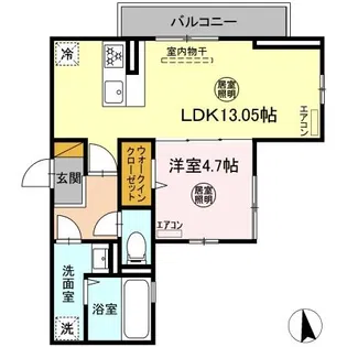 ロイヤルガーデン ソラーナ【2階】の間取り