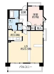 URKOBE・岡本【3階】の間取り