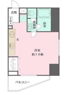 クリーンホームツルオカ【8階】の間取り