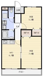 アーバンアベ【2階】の間取り