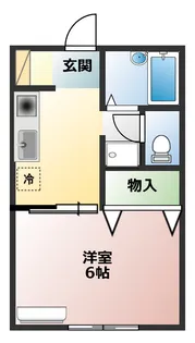 アレアI【1階】の間取り