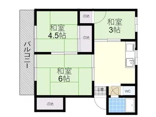 第1板井アパート【1階】の間取り