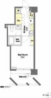 プライムメゾン浅草EAST【2階】の間取り