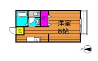 西之浦サンプラザ【2階】の間取り