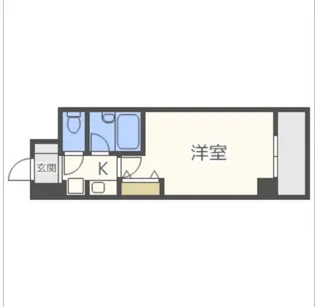 エスリード三宮フラワーロード【4階】の間取り