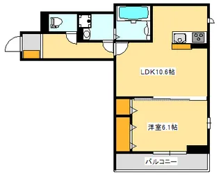 グランディールII【1階】の間取り