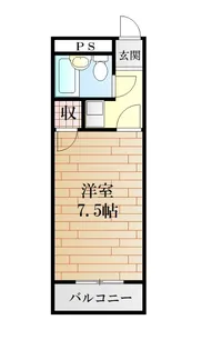 アルカディア【4階】の間取り
