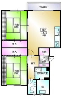 ペニンシュラ【3階】の間取り