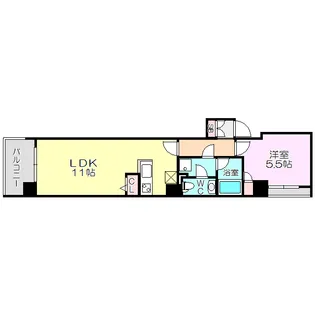 Ritz SQUARE Qbe【2階】の間取り