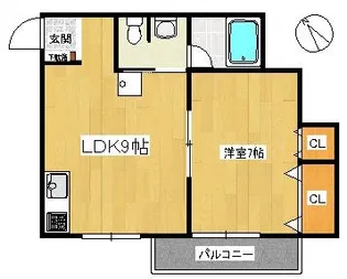 ベル出水【2階】の間取り