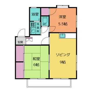 ラフィネII【1階】の間取り