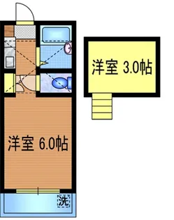第三シャンポール【2階】の間取り