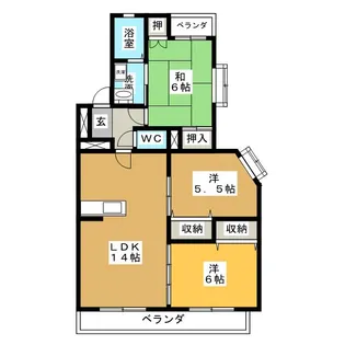 グランドメゾン菊坂【2階】の間取り