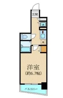 プレサンス新宿御苑前アルティメット【2階】の間取り