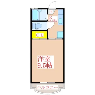 MIIスターマンション【1階】の間取り