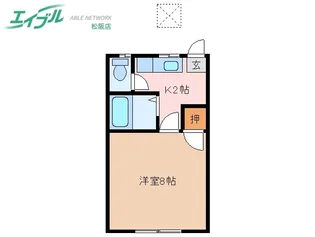 プラザイン10【2階】の間取り
