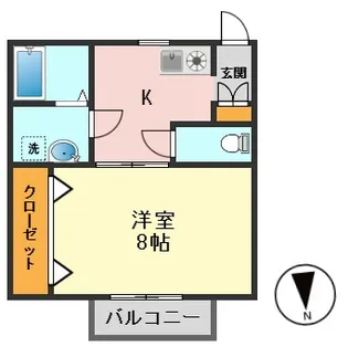 篠崎パークサイド2【2階】の間取り