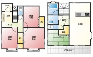 静岡県沼津市本字千本【一戸建】の間取り