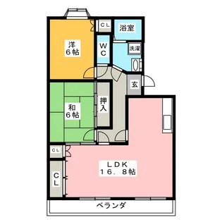 池田ハイツII【3階】の間取り