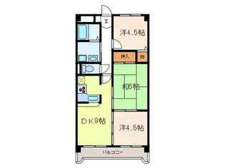 セ・ラヴィ【7階】の間取り