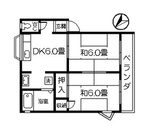 フレグランスY【1階】の間取り