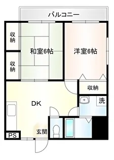 KMビル【2階】の間取り